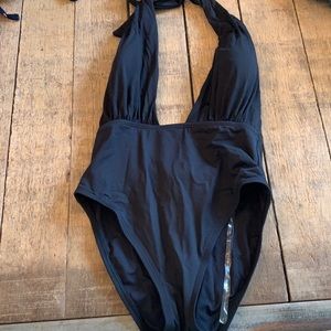 Modcloth Black One Piece Swimsuit